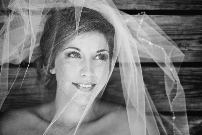 Bridal Portraits in Black and White