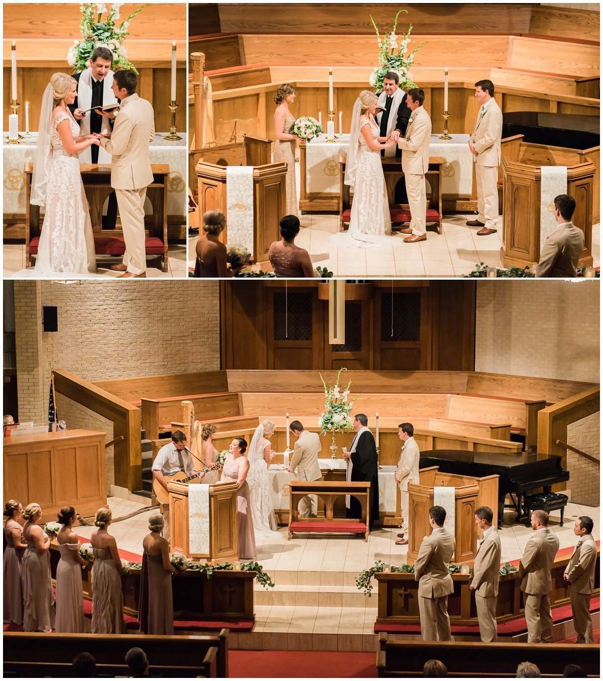 Clear Lake United Methodist Church Wedding Ceremony