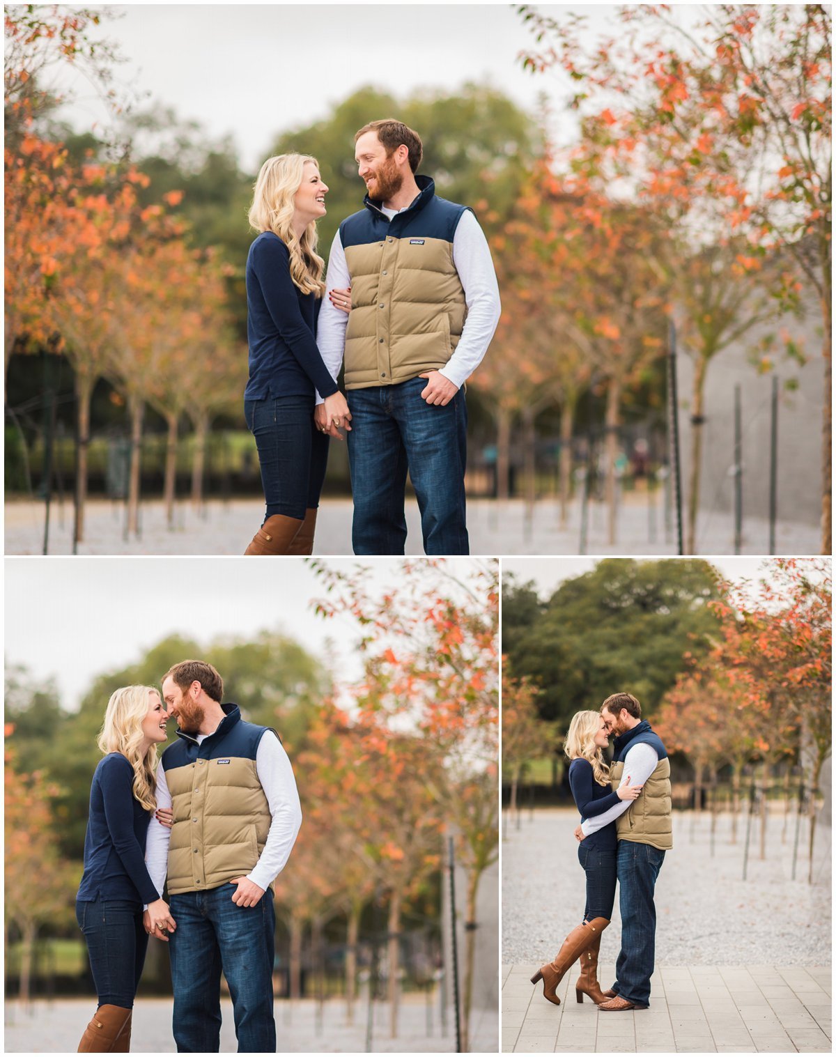 Adorable Fall & Winter Engagement Photos in Houston